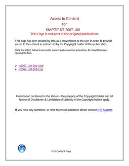 SMPTE ST 2067-100