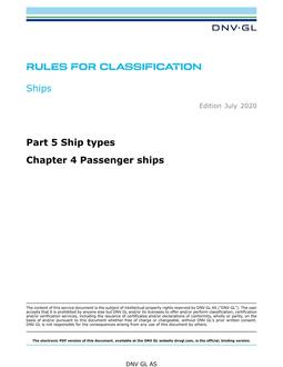 DNV DNVGL-RU-SHIPS PART 5 CHAPTER 4