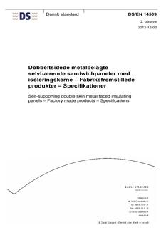 DANSK DS/EN 14509