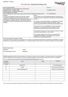 NR NR/L3/SIG/SG0052 ISSUE 3