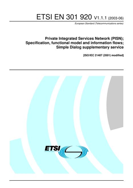 ETSI EN 301 920