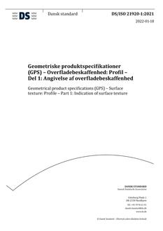 DANSK DS/ISO 21920-1