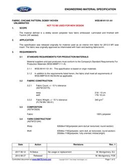 FORD WSS-M1H1151-A1