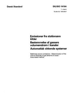 DANSK DS/ISO 14164