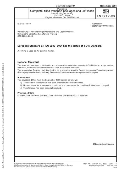 DIN EN ISO 2233