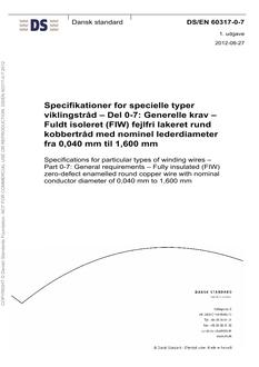 DANSK DS/EN 60317-0-7