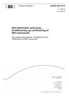 DANSK DS/EN ISO 9712