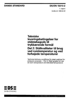 DANSK DS/EN 10213-2