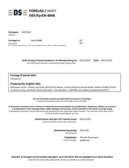 DANSK DSF/FPREN 4848