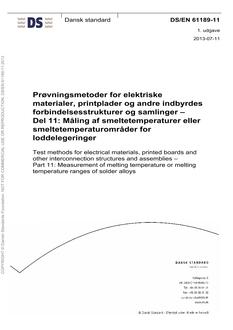 DANSK DS/EN 61189-11