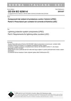 CEI EN IEC 62561-6