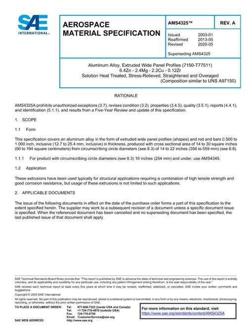 SAE AMS4325A