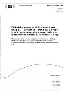 DANSK DS/EN 60335-2-69