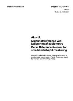DANSK DS/EN ISO 389-4