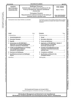 VDI VDI 4068 BLATT 4