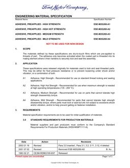 FORD ESE-M2G260-A1