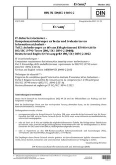 DIN EN ISO/IEC 19896-2 - DRAFT