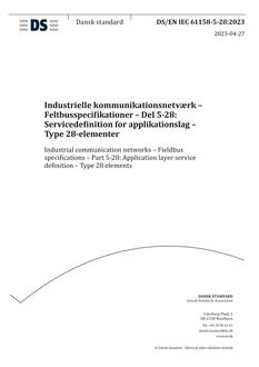 DANSK DS/EN IEC 61158-5-28