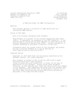 IETF RFC 7407