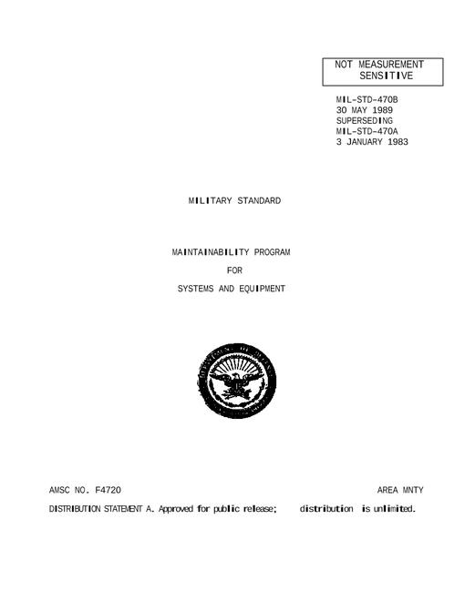 MIL MIL-STD-470B