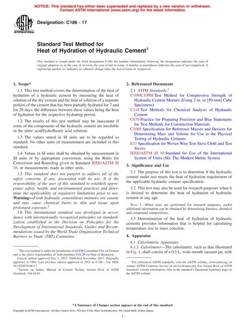 ASTM C186-17