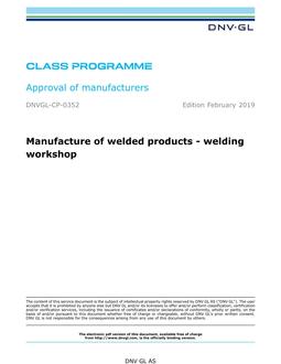 DNV DNVGL-CP-0352