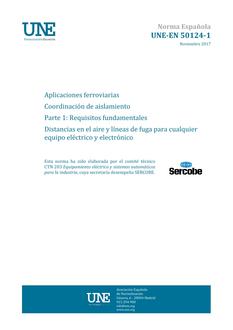AENOR UNE-EN 50124-1