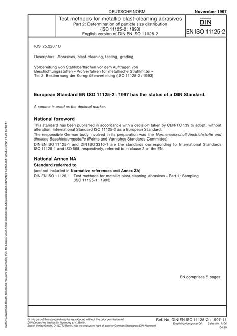 DIN EN ISO 11125-2