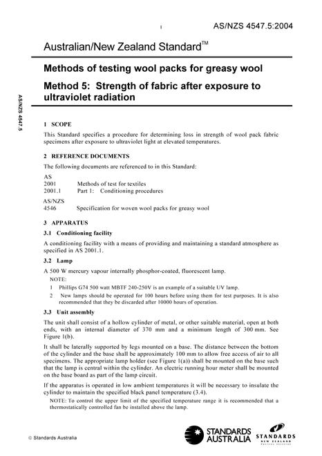 AS/NZS 4547.5:2004