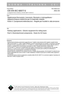 CEI EN IEC 60077-5