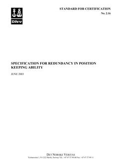 DNV DNV STD CERT 2.16