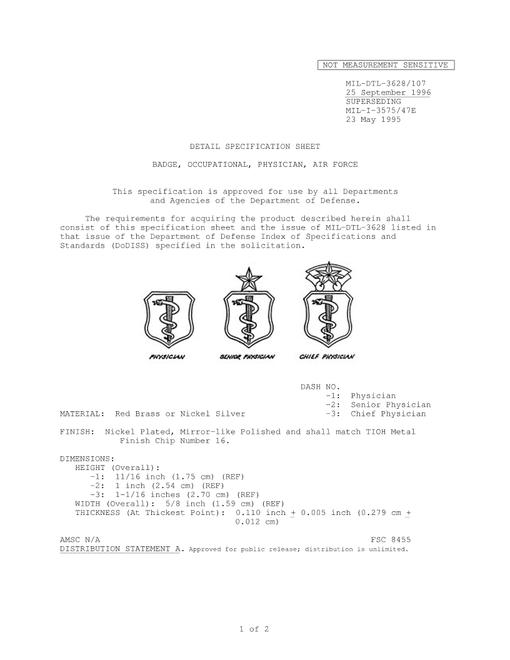 MIL MIL-DTL-3628/107