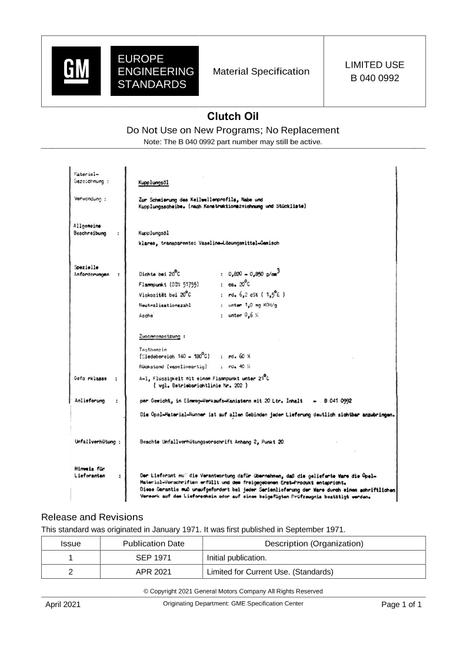 GME B 040 0992
