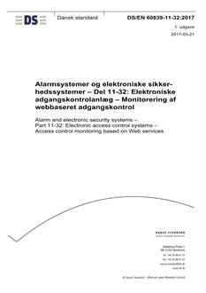DANSK DS/EN 60839-11-32