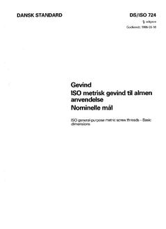DANSK DS/ISO 724