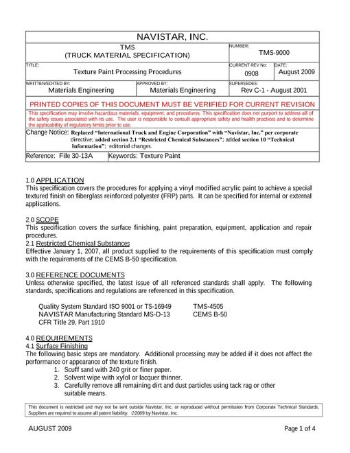 INTERN TMS 9000