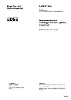 DANSK DS/ISO 7436