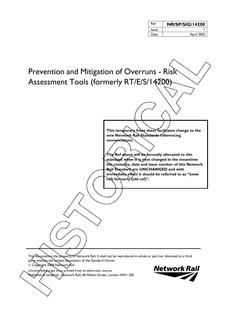 NR RT/E/S/14200 ISSUE 1