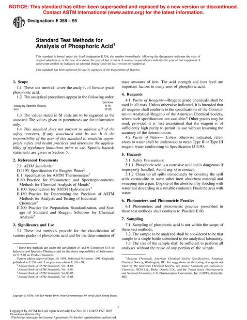ASTM E358-95