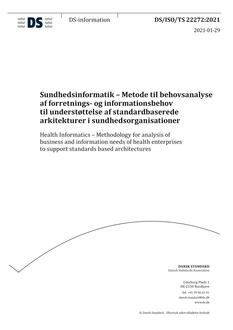 DANSK DS/ISO/TS 22272