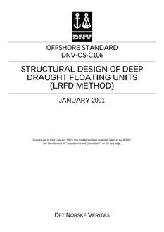 DNV DNV-OS-C106