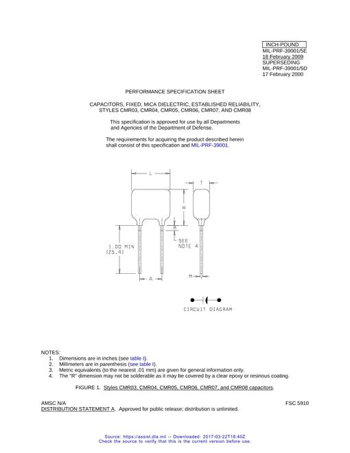 MIL MIL-PRF-39001/5E