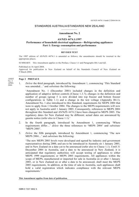 AS/NZS 4474.1:1997 AMDT 2