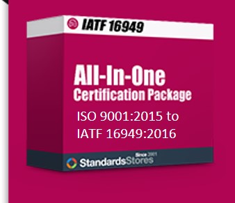 ISO 9001:2015 to IATF 16949:2016 All in One Documentation and Training Package