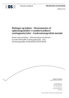 DANSK DS/EN ISO 22518