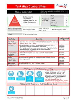 NR NR/L3/MTC/RCS0216/MP21 ISSUE 2