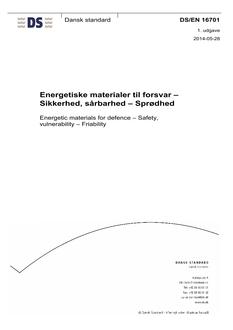DANSK DS/EN 16701