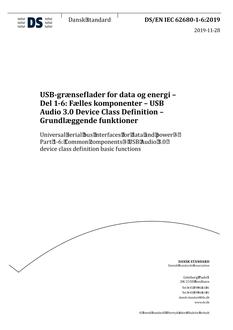 DANSK DS/EN IEC 62680-1-6