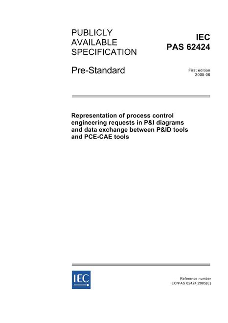 IEC/PAS 62424 Ed. 1.0 en:2005