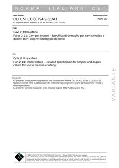 CEI EN IEC 60794-2-11